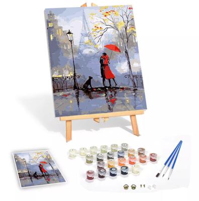 China Japan Style YH-6087 Custom Art Family Children Personalized Photo DIY Acrylic Painting Home Wall Decor Oil Painting By Numbers for sale