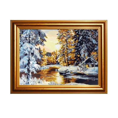 China CLASSIC New style landscape oil painting by numbers supplier wholesale, factory shop for sale