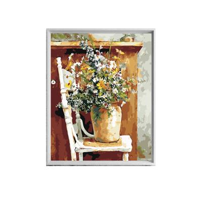 China Impressionist flower theme painting by numberssupplier factory wholesale shipping for sale