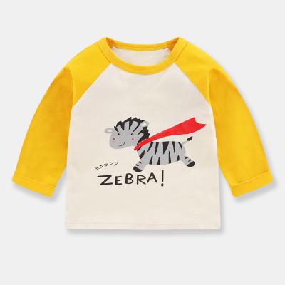 China Boys and Girls Homewear Baby Long Sleeve Pure Cotton Casual Newborn Soft Spring and Autumn Tops for sale