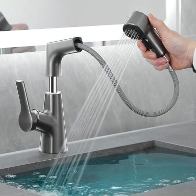 China Modern New Style Bathroom Faucets Metered Kitchen Faucets Pull Down Pull Out Kitchen Mixer Sink Faucet Sink Kitchen Faucets With Sprayer for sale