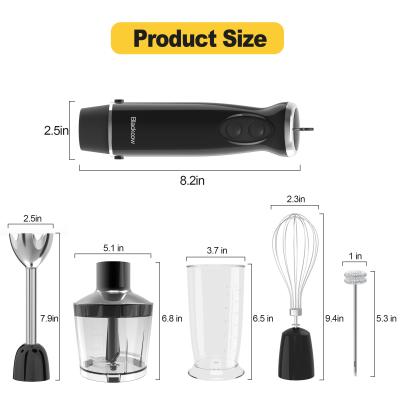 China Slim Ergonomic Multi Function Hand Blender DC Motor With Low Noise Te koop