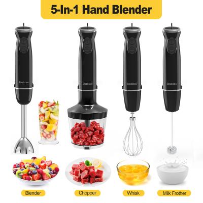 China 5 In 1 Multi Function Hand Blender SS Housing 2 Speeds Variable Speed Control Te koop