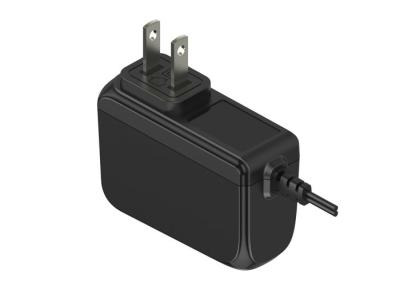 China Black US Plug Wall Mount Medical AC Power Adapter 12V 15V Output for sale