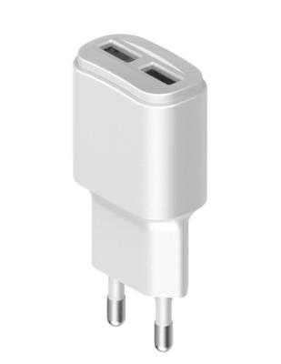 China Adaptador de corriente alterna universal cargador USB del universal 1A/2.1A/2.4A de 5V del blanco USB en venta