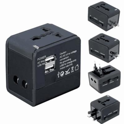 China van de de Reisadapter van 5V 1A/van 5V 2.1A zet de Draagbare Universele Zwarte AC Muur op Te koop