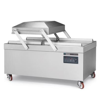 China 2022 DOBEST double chamber vacuum packaging machine for fruits vegetables fish and other food for sale