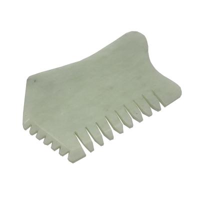 China Natural Xiuyan Jade Roller Guasha Comb Face Massage Guasha Scraping Board Massage Tools Gua Sha Tool Set for sale