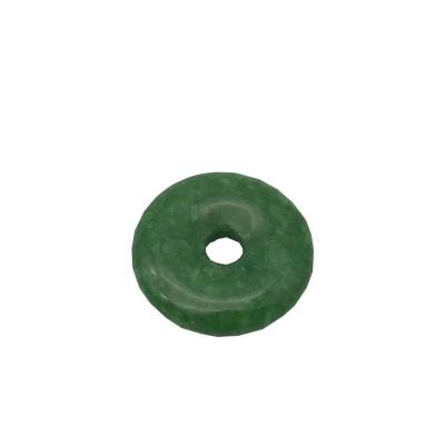 China CLASSIC Button Jade Pendant Natural Jade Green Jade Peace Loop Pendant for sale