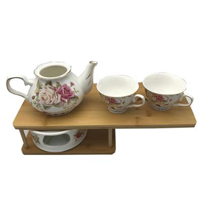 China Viable Tea Set Wholesale Tea Sets With Ceramic Teapot Coffee Cup Tea Set for sale