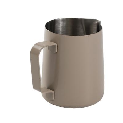 China Viable Hot Selling Custom Made Espresso Latte Art Garland Frother Bartender Stainless Steel Stainless Steel Coffee Frothing Pitcher Milk Jug for sale