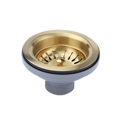 China Direct Selling Modern 304 Stainless Steel Drain Plug For 1.5 Inch Straight Sink Kitchen Sink Strainer for sale