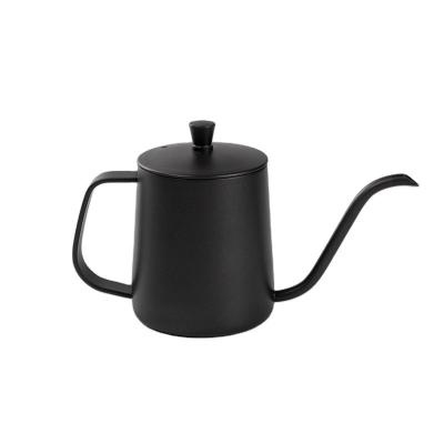 China Viable Customized 304 Stainless Steel Large Capacity Family Use Handmade Gooseneck Coffee Pot With Cover for sale