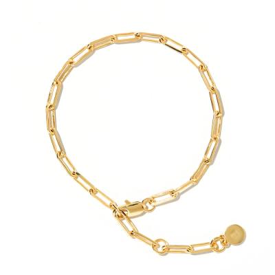 China Fashion Couple Bracelet Adjustable Gold Chain Link Chain Bracelet Cuban Volume for sale