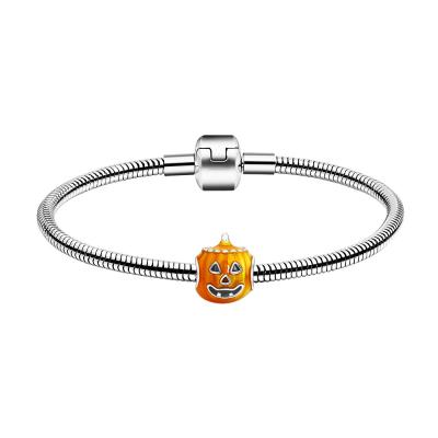 China Fashion Silver Gift Enamel Charm Snake Chain Bracelet Environmental Friendly Bracelet for sale