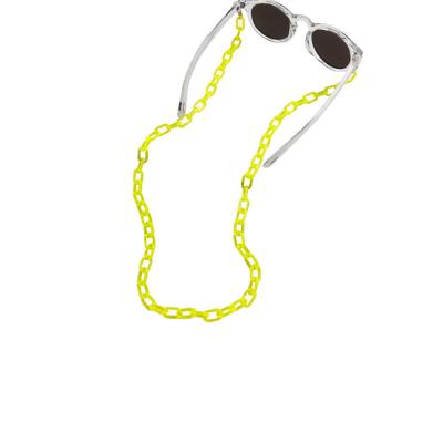 China Environmentally Friendly Wholesale Sunglasses Holder Facemask Handbag String DIY Acrylic Glass Rope Chunky Chain for sale