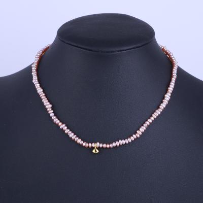 China Wholesale Minimal /Tiny /Fancy Jewelry Freshwater Pearl Necklace Necklace Jewelry For Women for sale