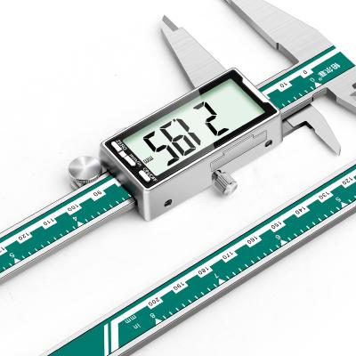 China Stainless Steel Digital LCD Display Vernier Caliper MM/Inch 0-150MM Accuracy 0.01mm Plastic Box Portable Electronic Packaging for sale