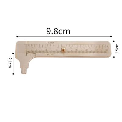 China Metal 60mm Mini Hot Selling Promotional 0-80mm Vernier Calipers For School Student for sale