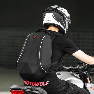 China Motowolf High Quality Motorcycle helmet bag cycling backpack for motorbike riders for sale