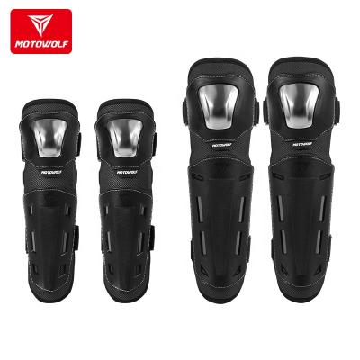 China Motowolf Winter Warm with Steel high protection motorbike racing knee and elbow pads for sale