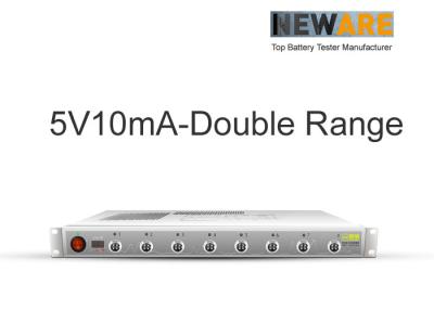 Cina tester della batteria delle cellule della moneta della gamma 5V10mA-Double, controllo indipendente del tester di capacità della batteria al litio in vendita