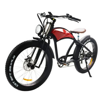 China New design 48v 26inch e bicycle aluminum alloy electric mountain bike full suspension custom bike for sale