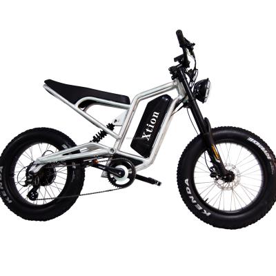 China Aluminum alloy 20 inch 7 tire 500/750/1000w electric fat bike speed 48v electronic ebike for adults two wheels for sale