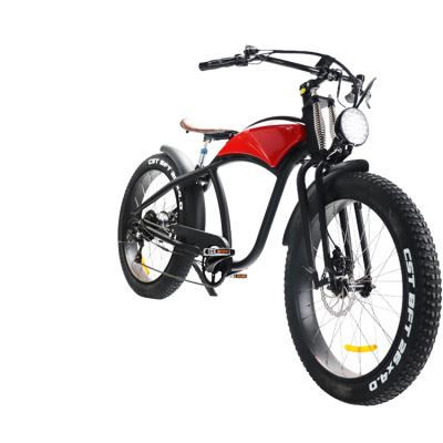 China Wholesale CE e-bike aluminum alloy 26 inch fat tire electric bike cheap adult bicycle for man for sale