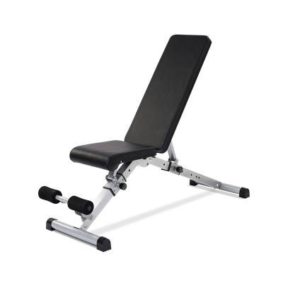 China 7-gear Adjusting Back Weightlifting Online Gym Adjustable Storage Chair Multi Press Bench with Dumbbell Set for sale