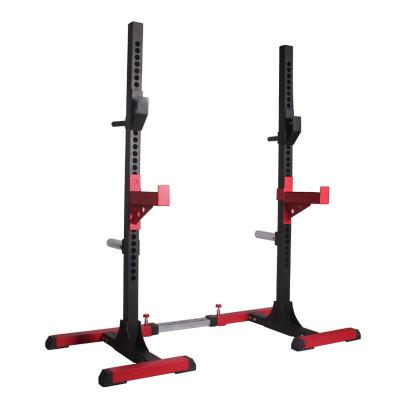 China Cheapest red chin modern fitness equipment plegable double sided squat rack commercial for sale