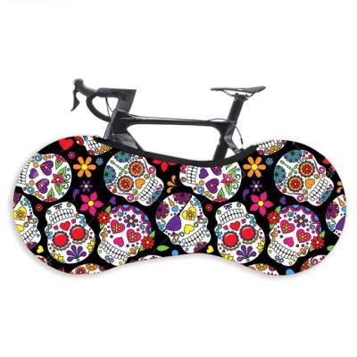 China Anti-Dust Tight Elastic Elastic Wheels Stretch Cover Protector Bike Bicycle Full Color Printing Scratchproof Cover for sale