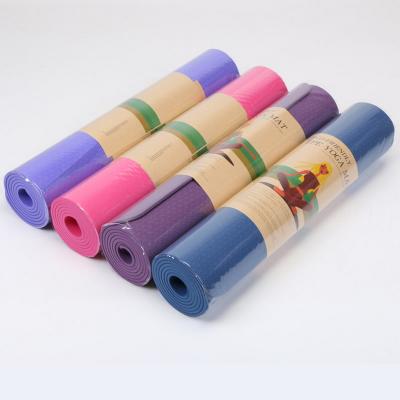 China Eco-Friendly Non-Toxic Yoga Mat Non-Toxic Commonly Used Fitness Position Auxiliary Line for sale