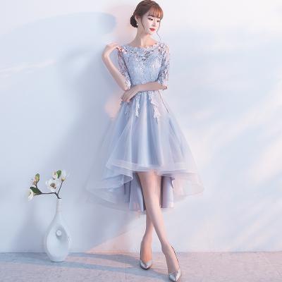 China 2021 Autumn Half Sleeve Lace A Line Women's Even Anti-static Dress Dress Women Rocket Dress Dresses for sale