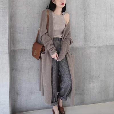 China Breathable Women Fast Fashion Clothes Wholesale Long Cardigan Ladies Sweater for sale