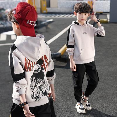 China Factory Anti-Shrink Kids Use Autumn Kids Custom Made Logo Graphics Printed Contrast Boys Sweatshirt Wholesale Hoodie for sale