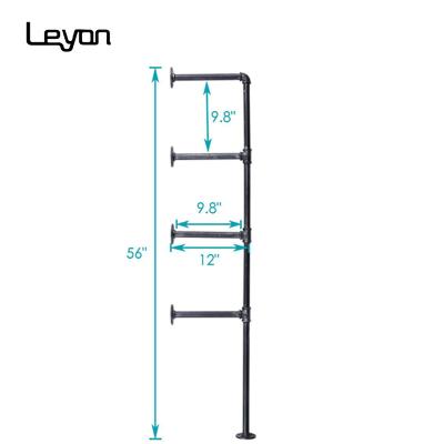 China DIY Wall Mounted Shelving Fashionable Retro Style Home Supplies Row Fitting Decoration Pipe with AM 1949 Flange Industrial Pipe Fitting for sale