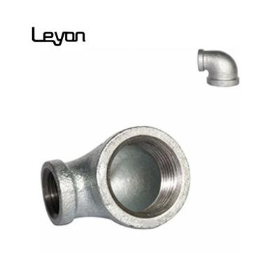 China Steam Flanged Iron Pipe Fittings Din Galvanized 90 Elbow Reducing Elbow 90 Bend Cast Iron Pipe Fittings Malleable for sale