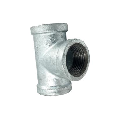 China Suitable for pipe lines water connect plumbing fittings names and pictures pdf equal 130 tee gi malleable pipe fittings for sale