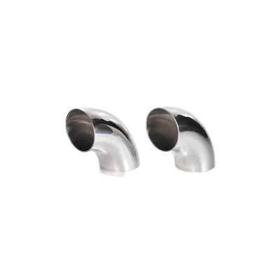 China Made in china top quality stainless steel 90 degree elbow pipe flange butt weld fittings round for sale