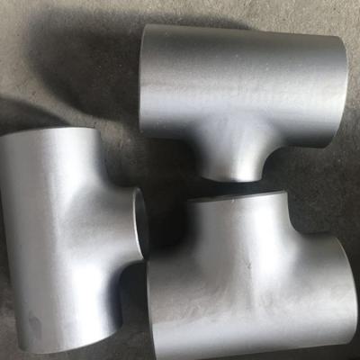 China Super Uns S32750/s32760/s31803 Asme B16.9 Inch Duplex Stainless Steel Pipe Tee Fittings 1-48 Seamless Or Weld Round for sale