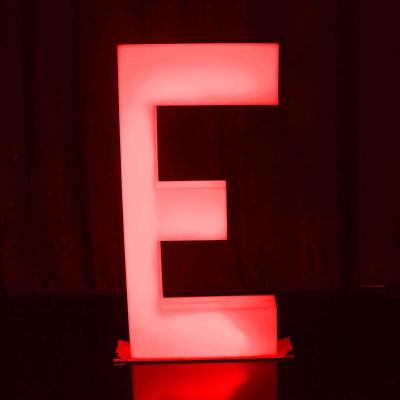 China Portable Iluminous LED Holder Handle Lamp Decorative Alphabet Sign for sale