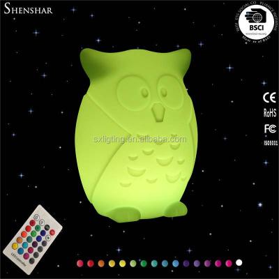 China Indoor Outdoor Festival Decoration Led Design Home Decor Owl Lamp for sale