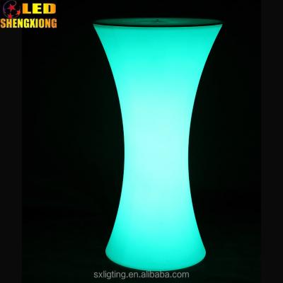 China modern led bar furniture shenshar color changing led bar table with remote control for sale