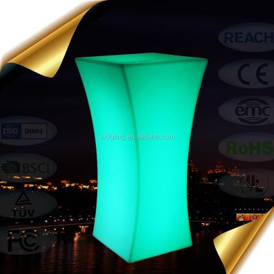 China Modern SX-54110-BTB LED Furniture For Outdoor Events Light Bar Table / Glowing LED Color Changing Events Cocktail Table for sale