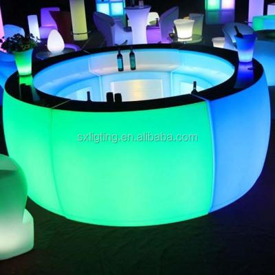 China Bar Table SX-175115-BC LED Bar Light Up Bar Table LED Bar Counter for sale