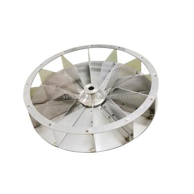 China SUS430 300mm Diameter 430 Special Stainless Steel Furnace Blower Wheel for sale