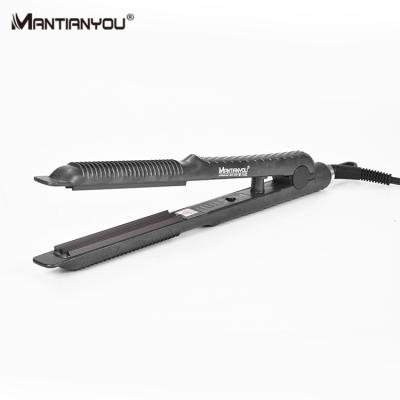 China Commercial Titanium Plates China Made Care Magic Hair Straightener 3 Flat Curling Flat Iron for sale