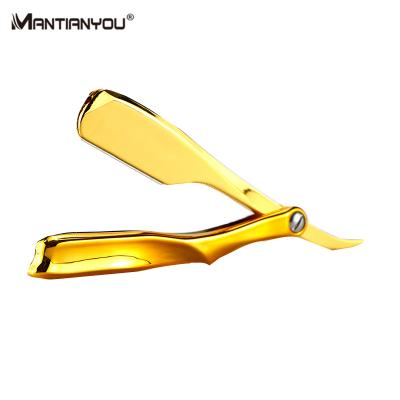 China Barber Shop Zinc Alloy Salon Home Barber Razors Custom Razor One Professional Shaving Edge for sale