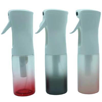 China 300ml Transparent Empty Water Spray Bottle Hair Stylist Mist Hair Salon Plastic Spray Kettle for sale